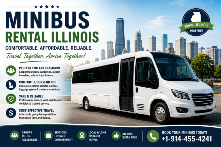 Why Is Minibus Rental Illinois the Perfect Solution for Small Group Travel?